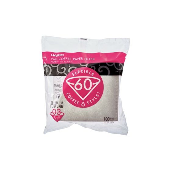Hario V60 100 Filter Papers Size 03